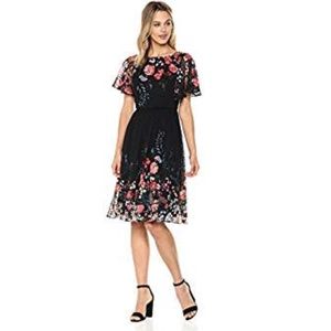 Adrianna Papell Field of Bloom dress size 14